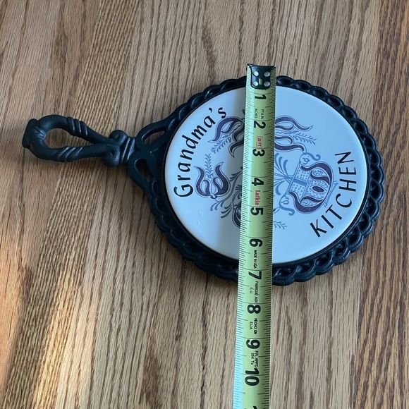 Vintage Mid-State Cast Iron Hot Plate Trivet/ Wall Decor Tile Grandma's Kitchen - Picture 4 of 6